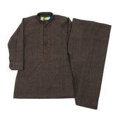 Eminent Boys Full Sleeves Shalwar Suits - Dark Brown, Boys Shalwar Kameez, Eminent, Chase Value