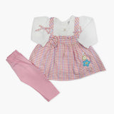 Newborn Girls Full Sleeves Suit - Pink, Newborn Girls Winterwear, Chase Value, Chase Value