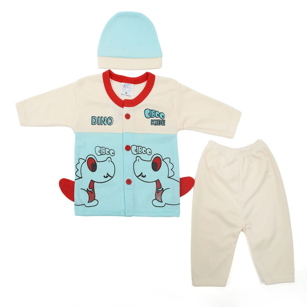 Newborn Boys Full Sleeves Suit - Fawn, Newborn Boys Sets & Suits, Chase Value, Chase Value