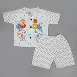 Newborn Boys Half Sleeves Suit - Black, Newborn Boys Sets & Suits, Chase Value, Chase Value