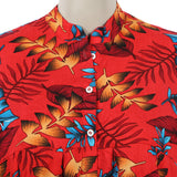 Women's Linen Printed Top - Red, Women T-Shirts & Tops, Chase Value, Chase Value