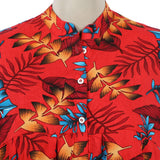 Women's Linen Printed Top - Red, Women T-Shirts & Tops, Chase Value, Chase Value