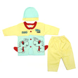 Newborn Boys Full Sleeves Suit - Yellow, Newborn Boys Sets & Suits, Chase Value, Chase Value