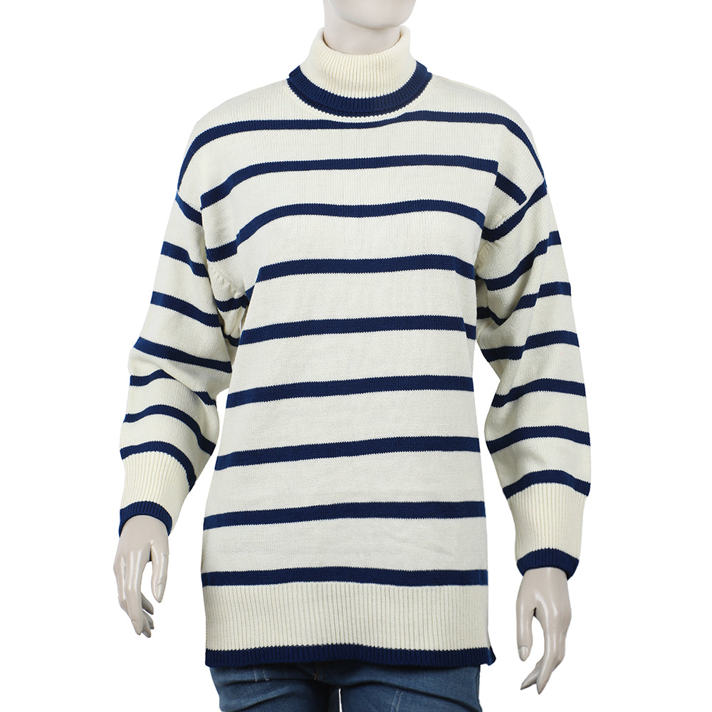 Eminent Women's Full Sleeves Sweaters - Off White, Women Sweaters, Eminent, Chase Value