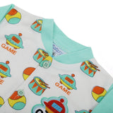 Newborn Boys Full Sleeves Suit - Cyan, Newborn Boys Sets & Suits, Chase Value, Chase Value