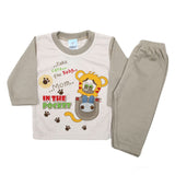 Newborn Boys Full Sleeves Suit - Light Grey, Newborn Boys Sets & Suits, Chase Value, Chase Value