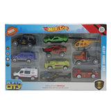 Hot Wheels Set of 10 Metal Cars - Multi Color, Die-cast Model Car, Chase Value, Chase Value