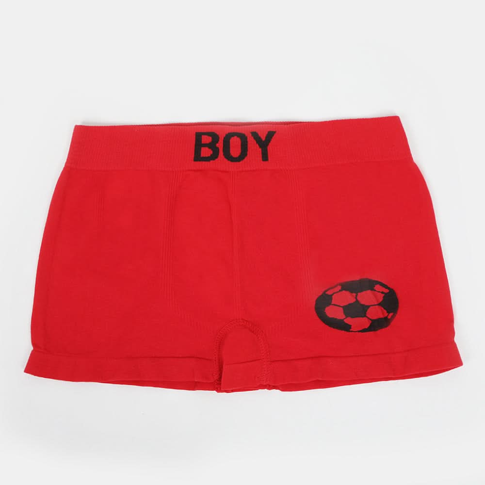 Boys Seamless Boxer - Red, Boys Underwear, Chase Value, Chase Value