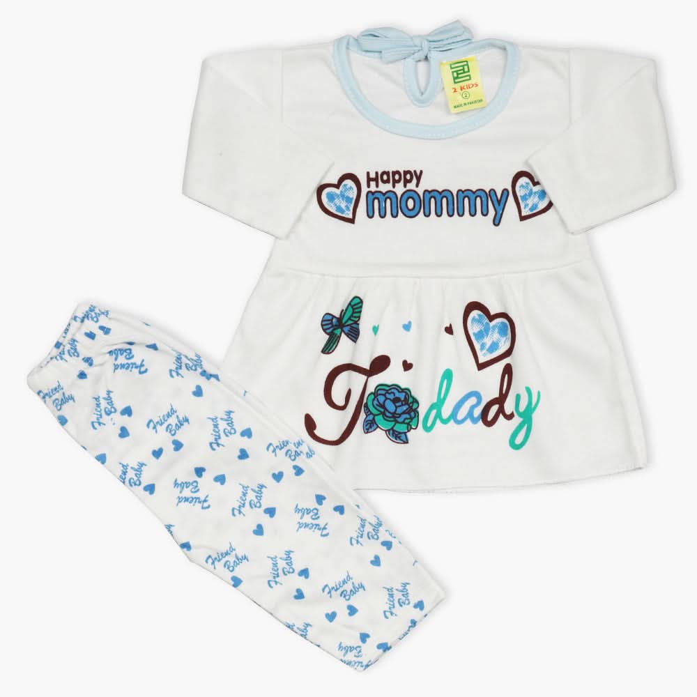 Newborn Girls Suit - Light Blue, Newborn Girls Winterwear, Chase Value, Chase Value