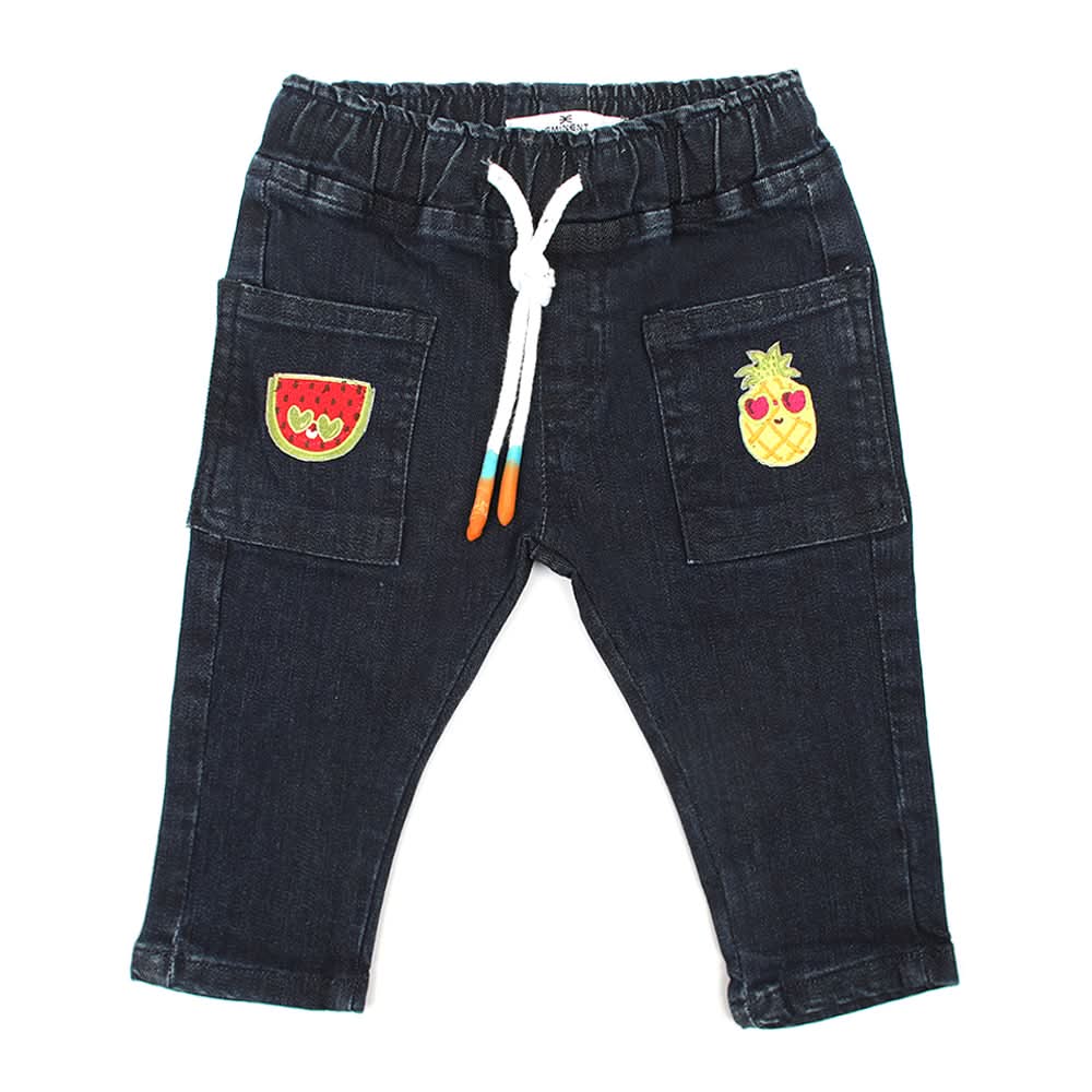 Eminent Newborn Girls Denim Pant - Dark Blue, Newborn Girls Shorts Skirts & Pants, Eminent, Chase Value
