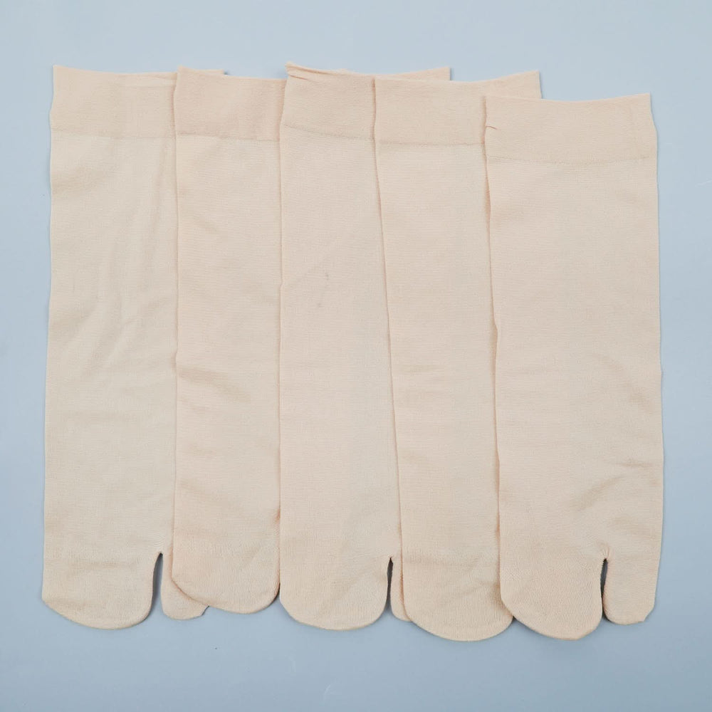 Women's 5Pc Toe Socks - Skin, Women Socks Stocking & Gloves, Chase Value, Chase Value