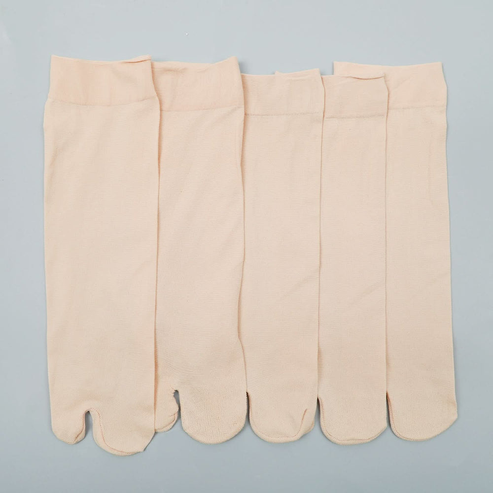 Women's 5Pc Toe Socks - Skin, Women Socks Stocking & Gloves, Chase Value, Chase Value
