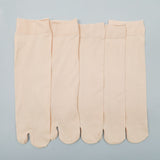 Women's 5Pc Toe Socks - Skin, Women Socks Stocking & Gloves, Chase Value, Chase Value