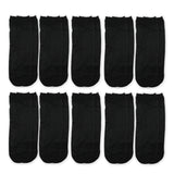 Women's 10pcs Socks - Black, Women Socks Stocking & Gloves, Chase Value, Chase Value