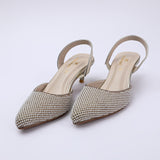 Eminent Women's Heel Banto Sandal - Golden, Women Heels, Eminent, Chase Value