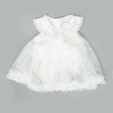 Newborn Girls Frock - White, Newborn Girls Frocks, Chase Value, Chase Value