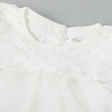 Newborn Girls Frock - White, Newborn Girls Frocks, Chase Value, Chase Value