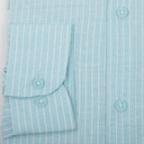 Men's Formal Stamp Stripe Shirt - Blue, Men's Shirts, Chase Value, Chase Value
