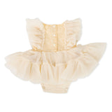 Newborn Girls Frock - Light Brown, Newborn Girls Frocks, Chase Value, Chase Value