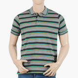 Men's Half Sleeves Tipping Collar Polo T-Shirt - Dark Grey, Men's T-Shirts & Polos, Chase Value, Chase Value
