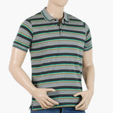 Men's Half Sleeves Tipping Collar Polo T-Shirt - Dark Grey, Men's T-Shirts & Polos, Chase Value, Chase Value