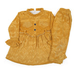 Girl Full Sleeves Tight Suit - Mustard, Girls Suits, Chase Value, Chase Value
