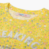 Girls Half Sleeves T-Shirt - Yellow, Girls T-Shirts, Chase Value, Chase Value