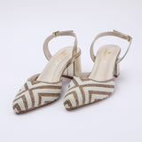 Eminent Women's Heel Banto Sandal - Golden, Women Heels, Eminent, Chase Value