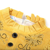 Girl Full Sleeve Denim Suit - Yellow, Girls Suits, Chase Value, Chase Value