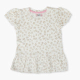 Girls Half Sleeves T-Shirt - White, Girls T-Shirts, Chase Value, Chase Value