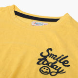 Girls Half Sleeves T-Shirt - Yellow, Girls T-Shirts, Chase Value, Chase Value