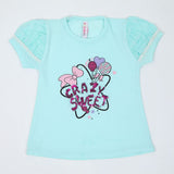 Girls Western Top - Cyan, Girls Tops, Chase Value, Chase Value