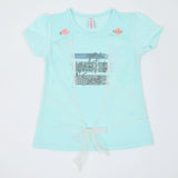 Girls Western Top - Cyan, Girls Tops, Chase Value, Chase Value