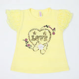 Girls Western Top - Yellow, Girls Tops, Chase Value, Chase Value
