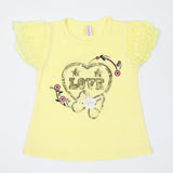 Girls Western Top - Yellow, Girls Tops, Chase Value, Chase Value