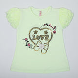 Girls Western Top - Lemon, Girls Tops, Chase Value, Chase Value