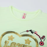 Girls Western Top - Lemon, Girls Tops, Chase Value, Chase Value