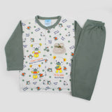 Newborn Boys Full Sleeves Suit - Olive, Newborn Boys Sets & Suits, Chase Value, Chase Value