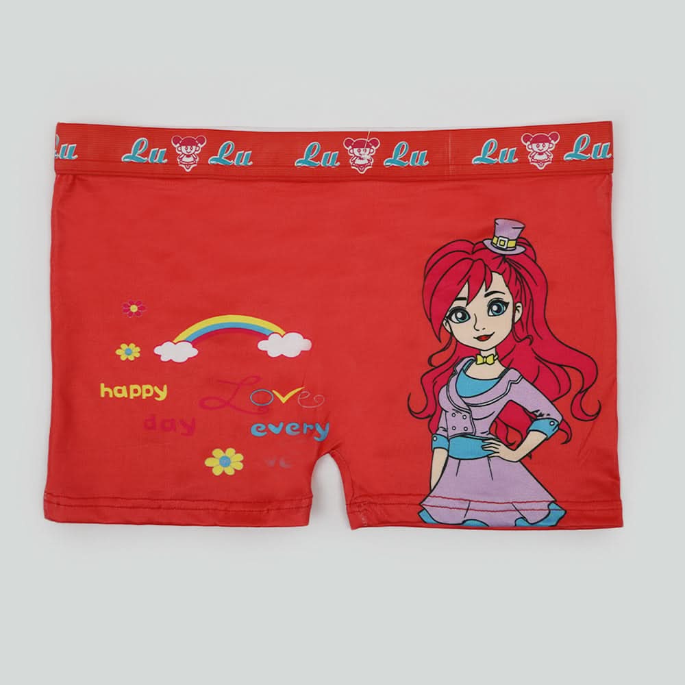 Girls Boxer - Red, Girls Panties & Briefs, Chase Value, Chase Value