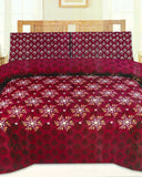 Valuables Printed King Bed Sheet Set - 90 x 95 Inch