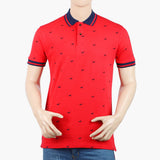 Men's Half Sleeves Polo T-Shirt - Red, Men's T-Shirts & Polos, Chase Value, Chase Value