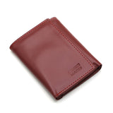 Men's Leather Wallet - Maroon, Men's Wallets, Chase Value, Chase Value