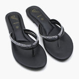 Women's Slipper - Black, Women Slippers, Chase Value, Chase Value