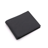 Men's Milled Leather D-size Wallet - Black, Men's Wallets, Chase Value, Chase Value