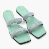 Women's Slipper - Green, Women Slippers, Chase Value, Chase Value