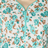 Women's Printed Lawn 2Pcs Suit - Cyan, Women Shalwar Suits, Chase Value, Chase Value