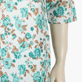 Women's Printed Lawn 2Pcs Suit - Cyan, Women Shalwar Suits, Chase Value, Chase Value