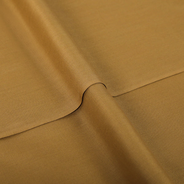 Men's Shabbir Gold Plain Wash & Wear Unstitched Suit - A19