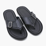 Men's Slipper - Black, Men's Slippers, Chase Value, Chase Value