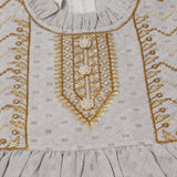 Girls Embroidered Shalwar Suit - Light Grey, Girls Shalwar Kameez, Chase Value, Chase Value